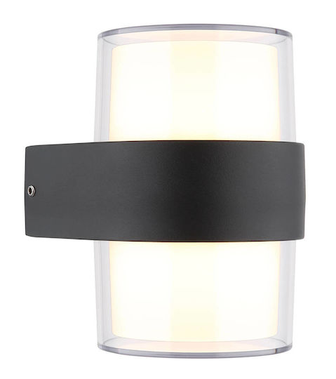 Globo Lighting Стенни Външни Осветителни Тела LED IP44 10W с Топло Бяло Светлина 9.6x13см