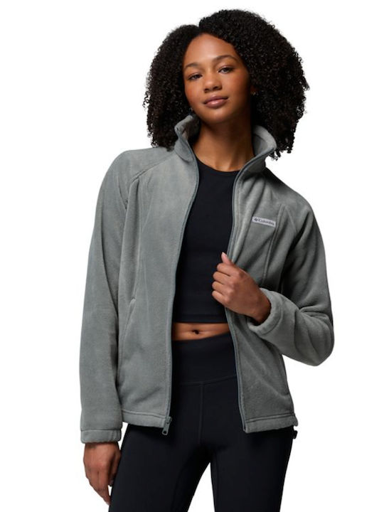 Benton Springs Fleece Damen Strickjacke mit Reissverschluss Grüne