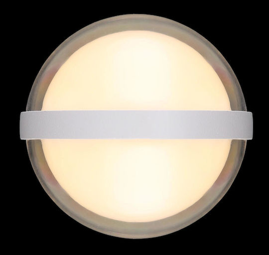 Globo Lighting Wall-Mounted Outdoor Ceiling Light LED IP54 12W with Warm White Light 10.5x11εκ.