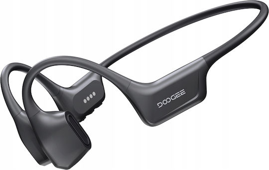 Doogee BoneAir Swim Bone Conduction / Open Ear Bluetooth Handsfree Headphones with Sweat Resistance Black