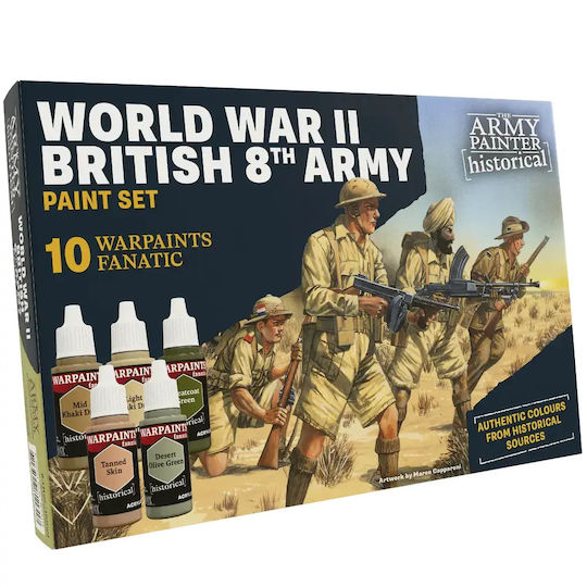 Комплект Бои Warpaints Исторически Втора Световна Война Британска 8-ма Армия Army Painter