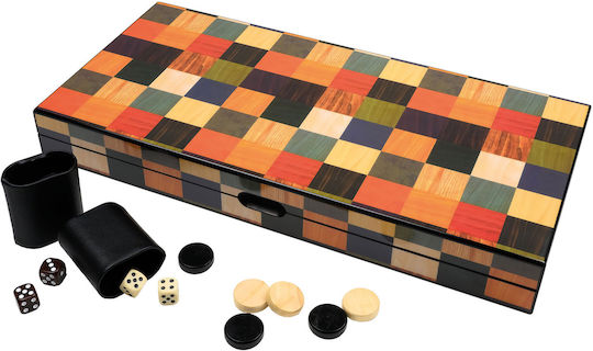 Philos Games Τάβλι Ξύλινο με Πούλια 45.5x43cm