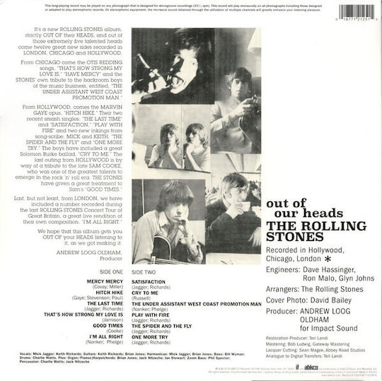 Rolling Stones Out Our Heads 1 Vinyl