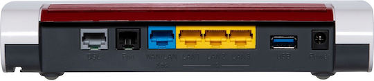 AVM FRITZ!Box 7630 v1 Aσύρματο VDSL2 Modem-Router Wi‑Fi 7 mit 3 Anschlüssen 2.5 Gigabit