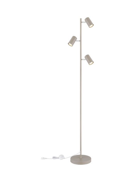 Globo Lighting Robby Floor Lamp Height 154cm Beige