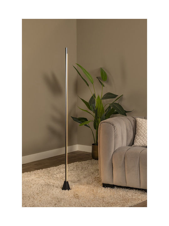 Lucide Lightning Equinox LED Φωτιστικό Δαπέδου με Ρυθμιζόμενο Λευκό Φως Γκρι