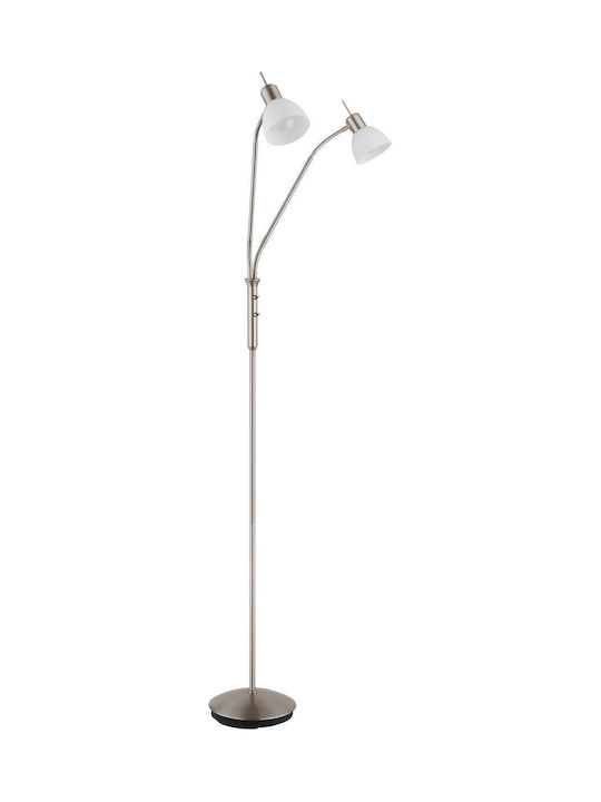 Globo Lighting Floor Lamp Height 152cm Silver Globo Lighting Floor Lamp Height 152cm Silver