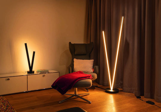 Cinque LED Floor Lamp H172cm. Black