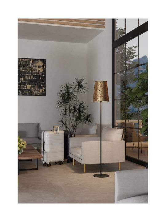 Eglo Castuera Floor Lamp H172.5xW30cm. with Socket for Bulb E27 Purple