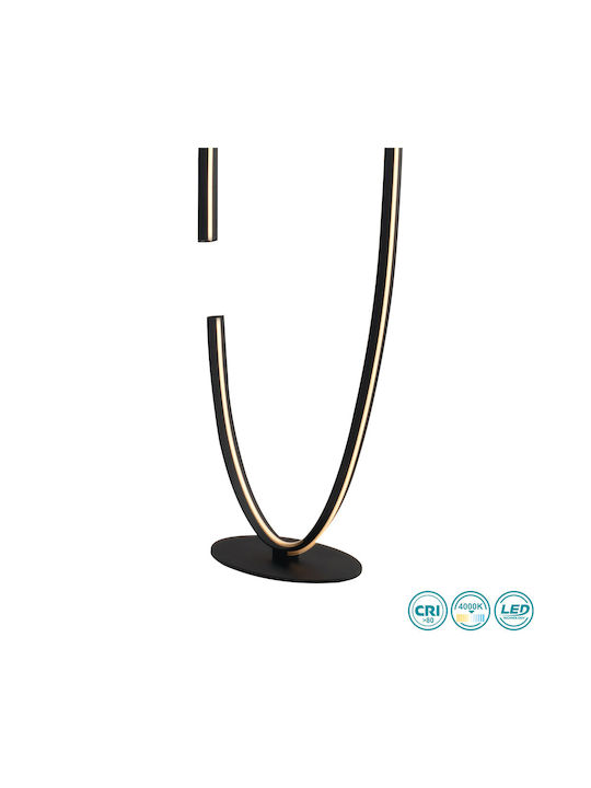 Fan Europe Clarke LED Φωτιστικό Δαπέδου Υ133xΜ42εκ. με Φυσικό Λευκό Φως 3650lm Μαύρο