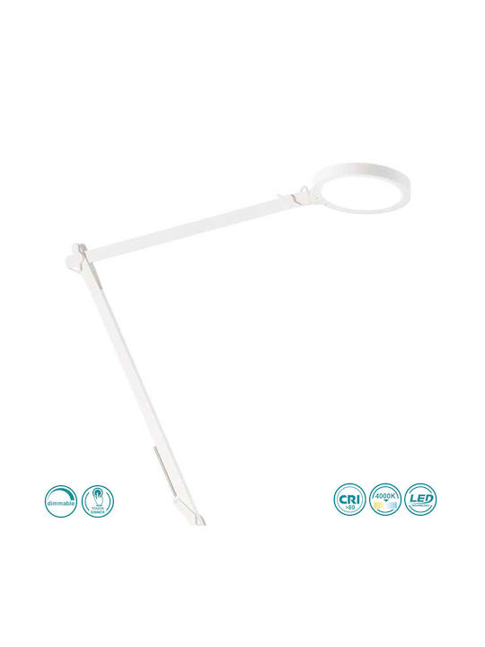 Ideal Lux Futura PT1 LED Stehleuchte H145xB25cm. mit Neutralweißem Licht 1100lm Weiß