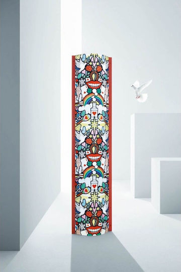 Slamp Love Peace Joy Подова Лампа В160xД21см. с Цокъл за Крушка E27 Многоцветен