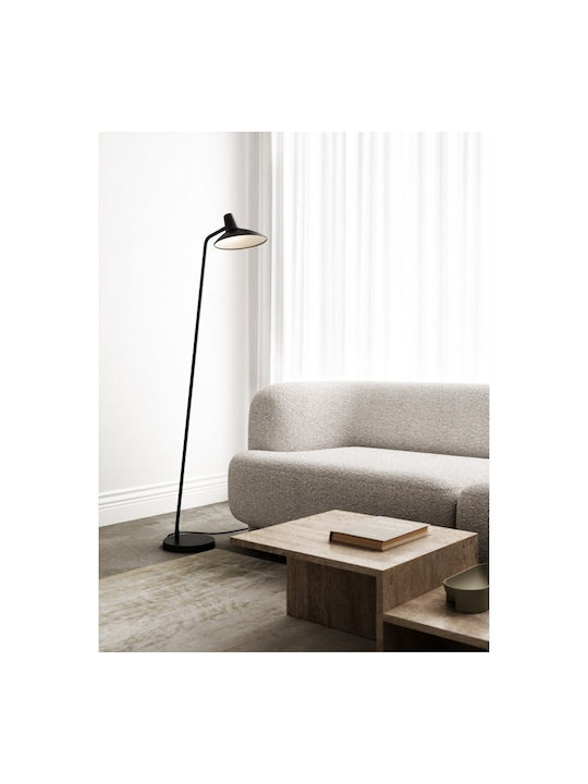 Nordlux Darci Floor Lamp H143xW23cm. with Socket for Bulb E14 Black