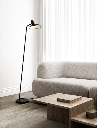 Nordlux Darci Floor Lamp H143xW23cm. with Socket for Bulb E14 Black