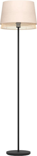 Eglo Tabley Floor Lamp H153xW38cm. with Socket for Bulb E27 Beige