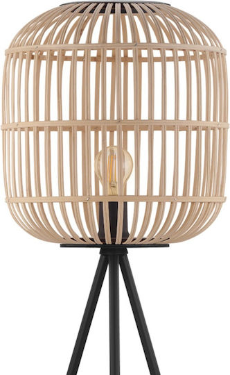 Eglo Bordesley Vintage Floor Lamp H139xW35cm. with Socket for Bulb E27 Black
