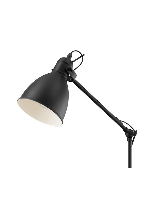 Eglo Priddy Vintage Floor Lamp H137xW23cm. with Socket for Bulb E27 Black