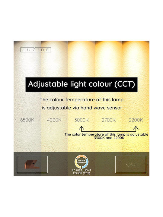Lucide Lightning Janderin Φωτιστικό Τοίχου LED