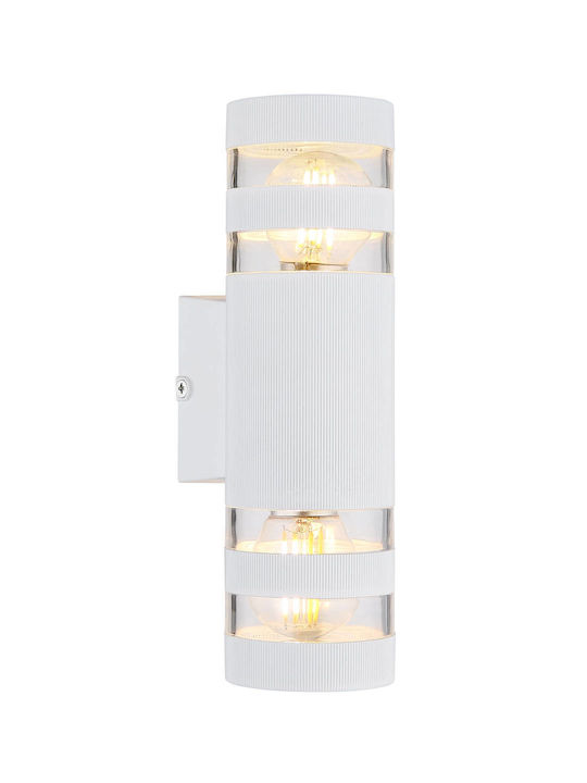 Globo Lighting Φωτιστικό Τοίχου Λευκό 22εκ.