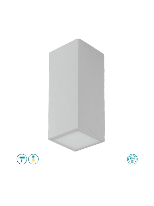 Fan Europe Living Lamp Wall White 20x11x11cm Fan Europe Living Lamp Wall White 20x11x11cm