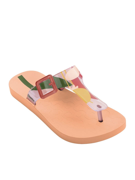 Urban Arte Conecta Fem Flip-Flops in Orange Colour