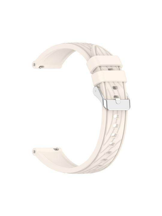 Amazfit Gts 4 Каишка с райе Текстура 20 мм Силиконова каишка за часовник Starlight Amazfit Gts 4 Каишка с райе Текстура 20 мм Силиконова каишка за часовник Starlight