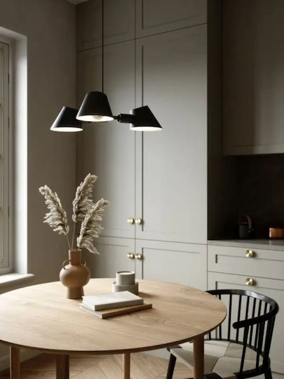 Nordlux Stay Lustră Suspendată Negru 60x12x300cm.
