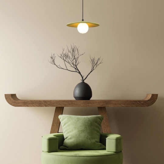 Zambelis Lights Adjustable Pendant Light Green with Socket G9 28.5x28.5cm