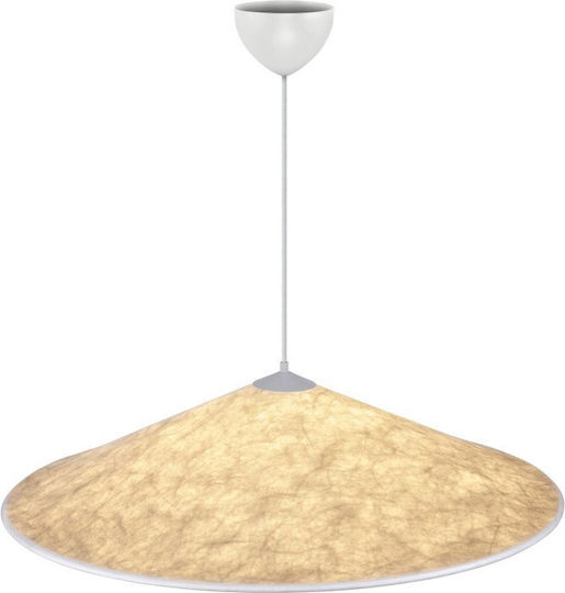 Nordlux Hill Hängelampe Weiß Glocke mit Fassung E27 85x22x300cm.