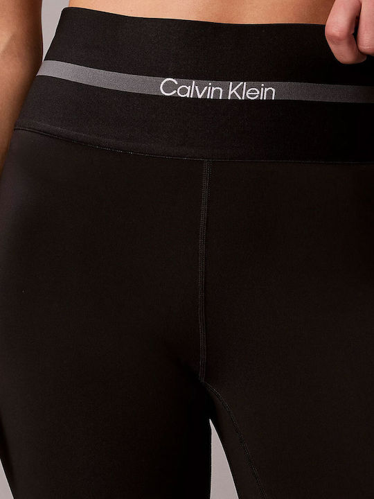 Training Women's Cropped Leggings High Waist Black