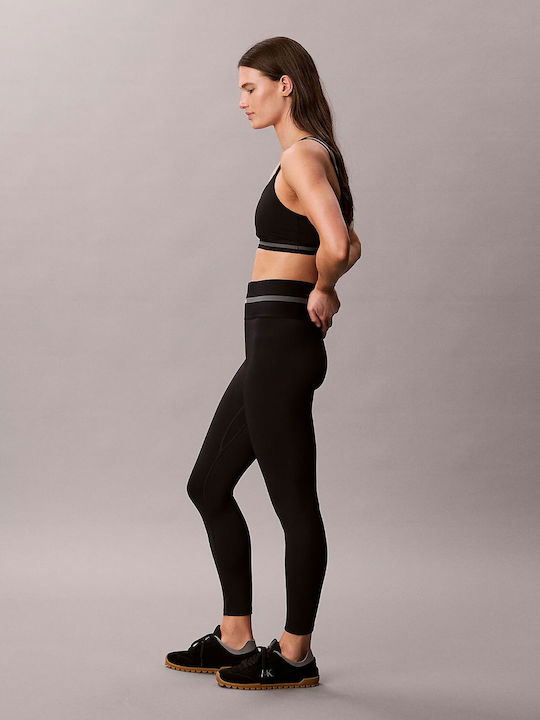 Training Women's Cropped Leggings High Waist Black