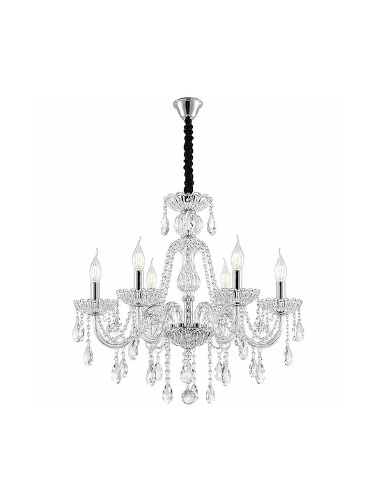 Artekko Chandelier with Crystals Transparent 023-3017