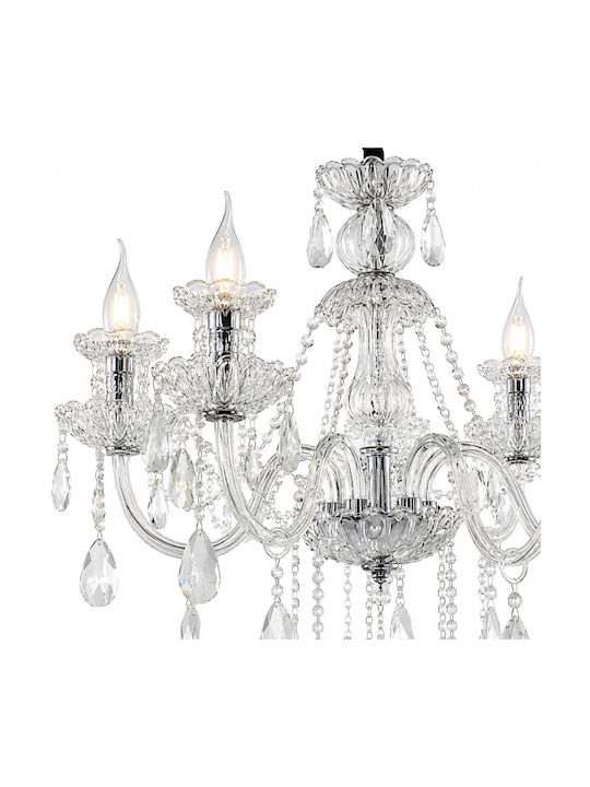 Artekko Chandelier with Crystals Transparent 023-3013