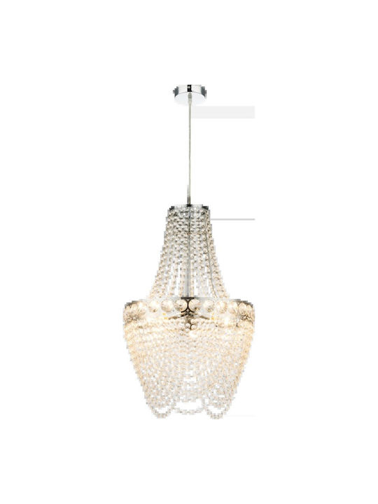 Globo Lighting Stromboli Πολυέλαιος με Κρύσταλλα Διάφανος 16011
