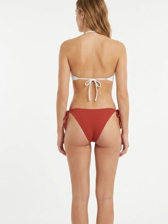 Bikinihosen Brasil mit Schnürung Rote S12967456-ROT