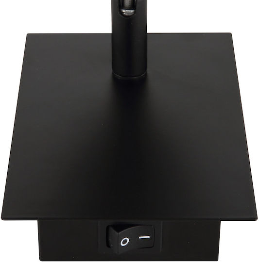 Globo Lighting Single Spot with E27 Lamp Adapter in Black Colour