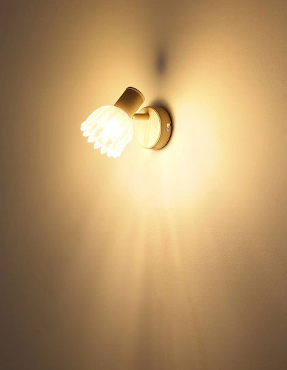 Globo Lighting Spot Monospot Cu Bază De Bec E14 În Culoare Bej