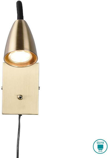 Trio Lighting Wanda Single Spot with Socket GU10 in Bronze Color