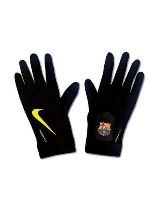 Nike Fc Barcelona Academy Ανδρικά Αθλητικά Γάντια Ποδοσφαίρου Μαύρα
