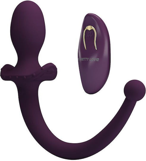Pretty Love Anal Plug mit Kabelloser Funktion und Vibration Lila