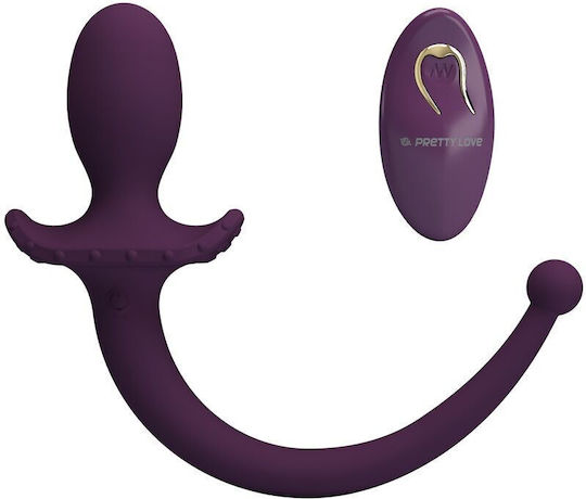 Pretty Love Anal Plug mit Kabelloser Funktion und Vibration Lila