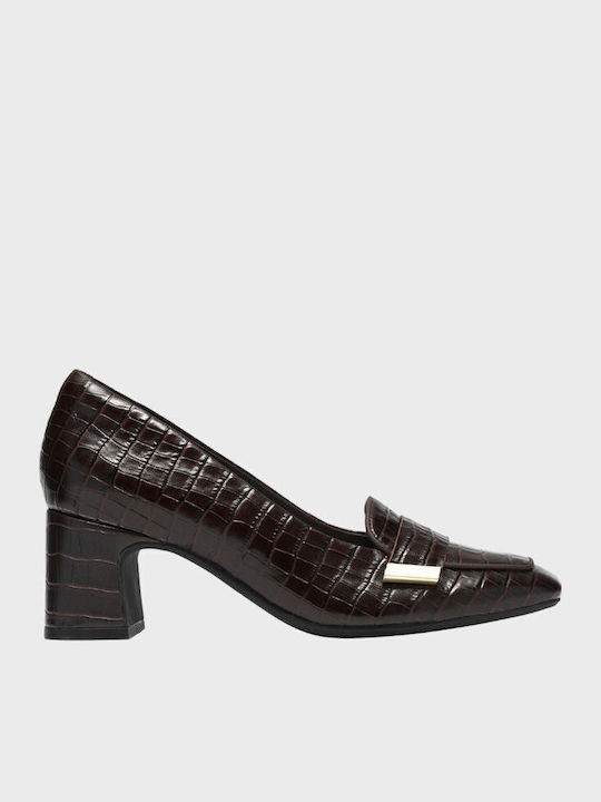 Leder Pumps Braune