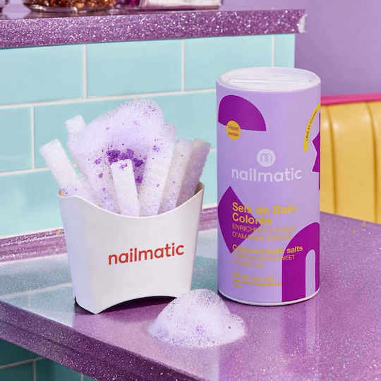 Nailmatic Badesalz für Fußbad Lila