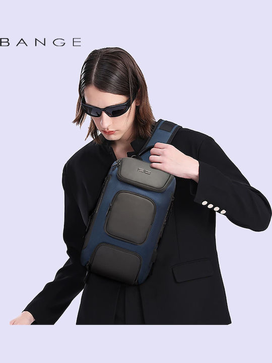 Men's Shoulder / Crossbody Bag Blue 7086 Blue