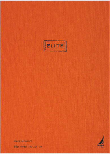 Ekdoseis Aigaio Spiral Ruled Notebook A4 120 Paper Sheets 4 Subjects Elite (Miscellaneous Designs)