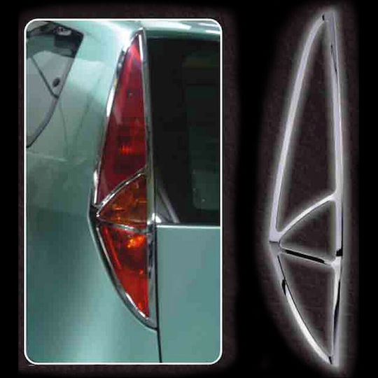 Маски За Фарове Отзад Fiat Punto 03 Сребърни