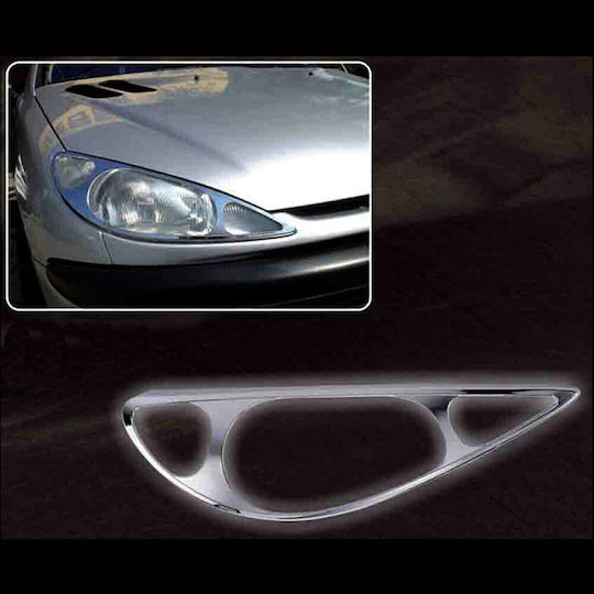 Φαναριων Μασκακια Εμπρος Peugeot 206 03 Silver