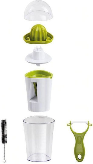 2-in-1 Storcător de Fructe Clasic din Plastic în Culoare Verde