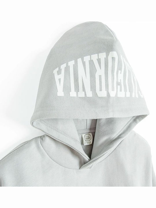 Kids Sweatshirt with Grey Hood