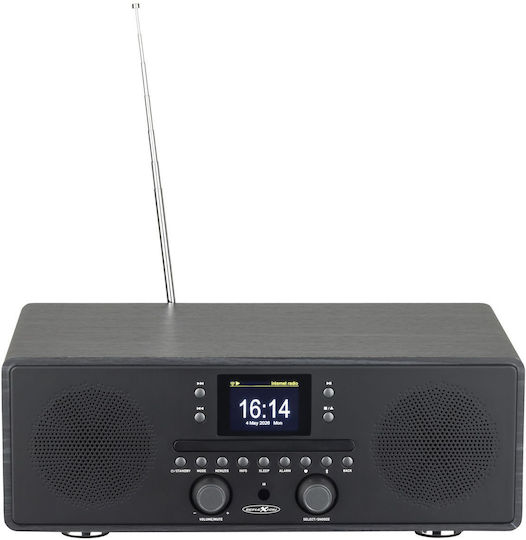 Reflexion HRA23INT Επιτραπέζιο Ραδιόφωνο Ρεύματος DAB+ με Bluetooth Μαύρο